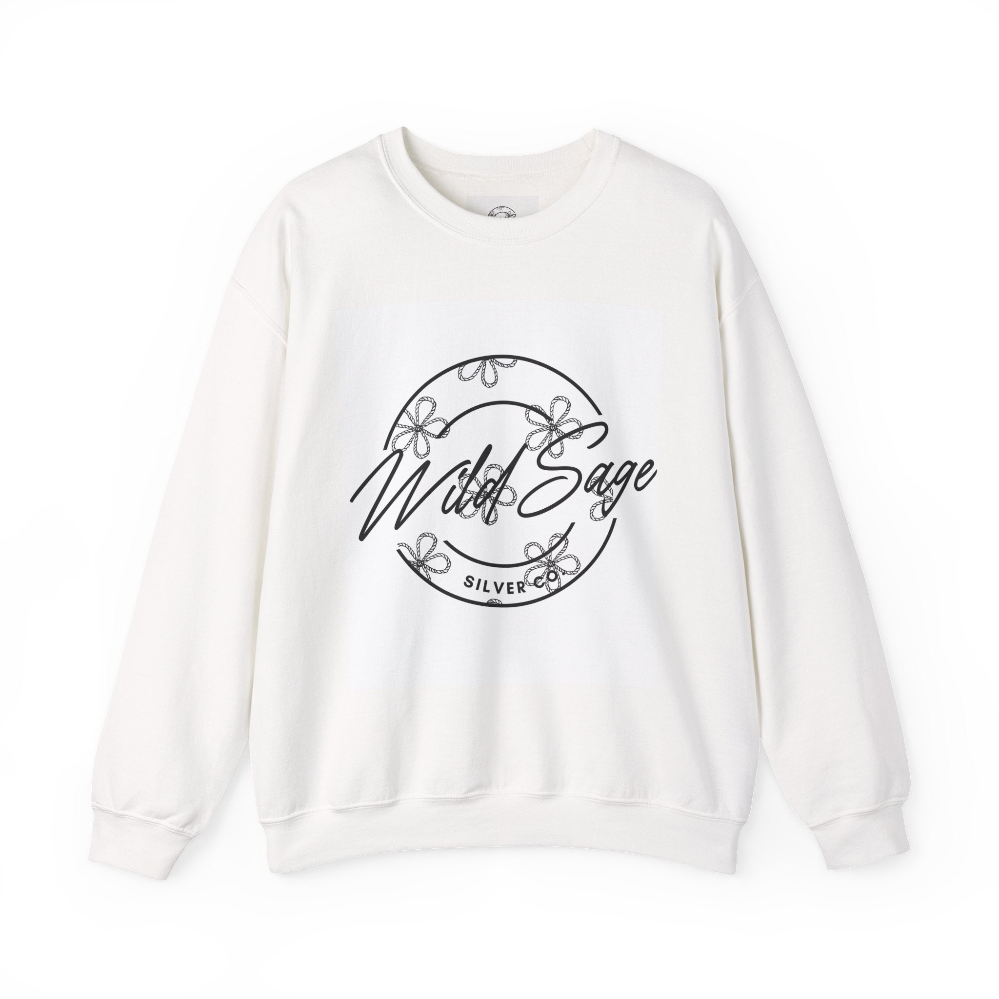 Wild Sage Silver Crewneck Sweatshirt