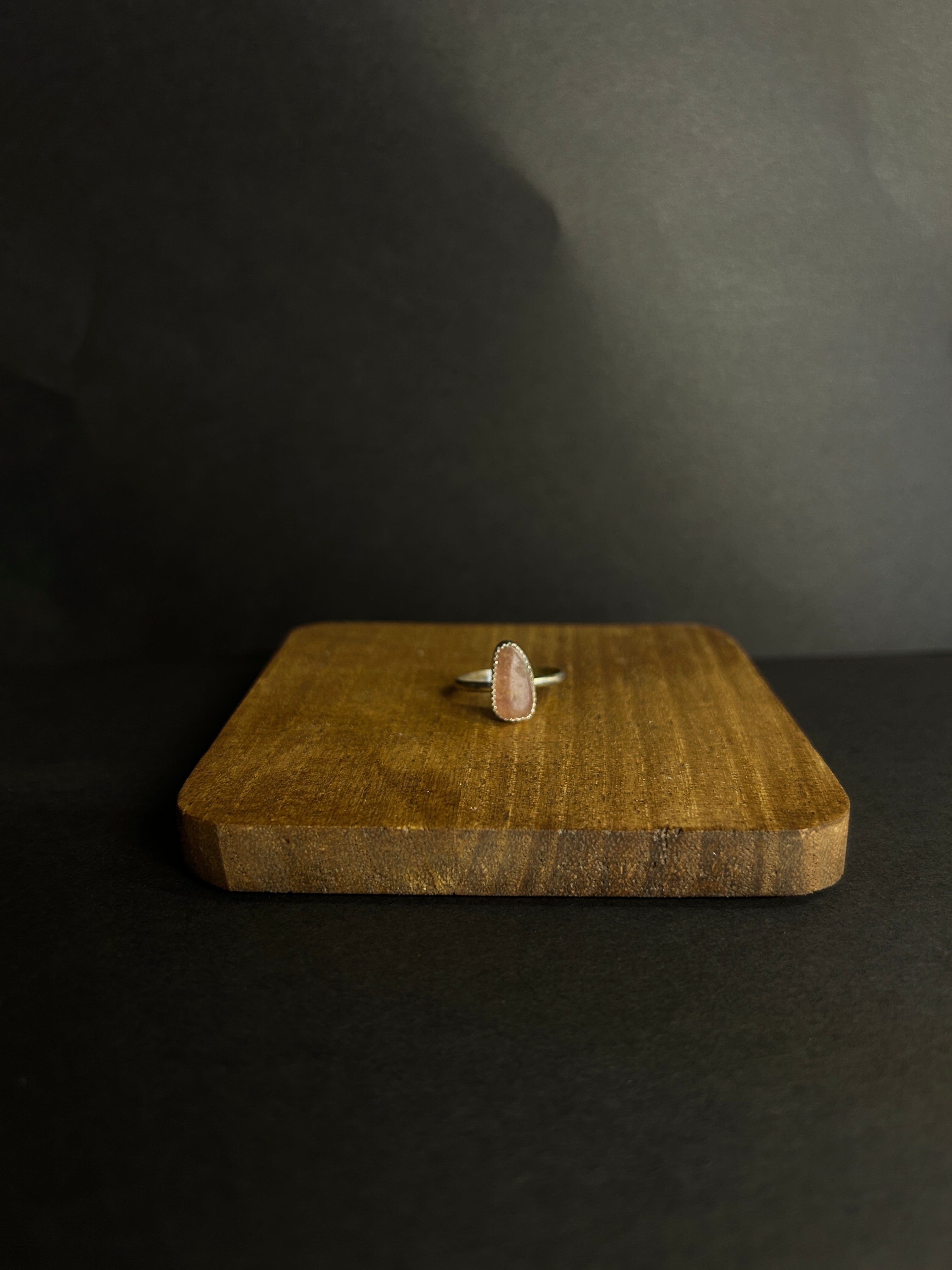 Strawberry Quartz Ring - SIZE 8.5