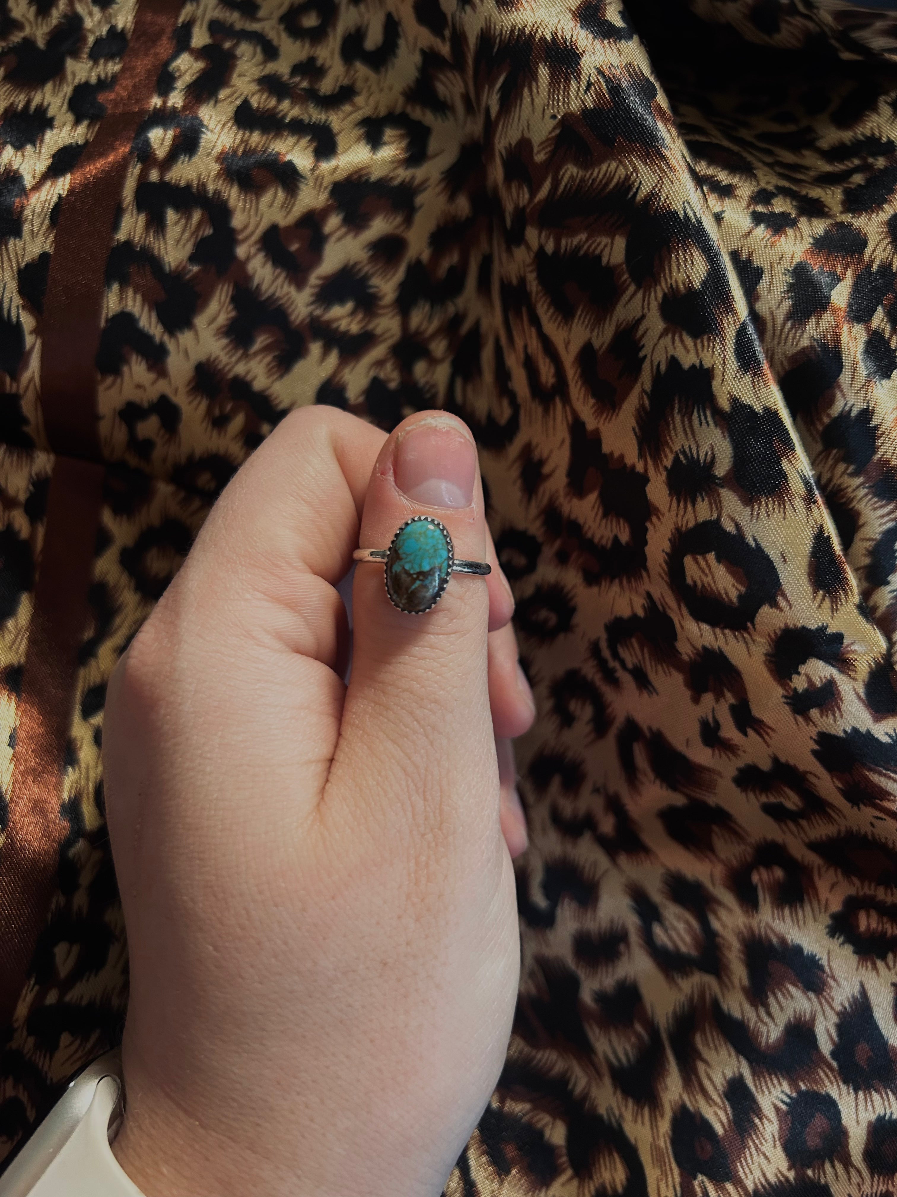 Royston Turquoise Ring  - SIZE 6